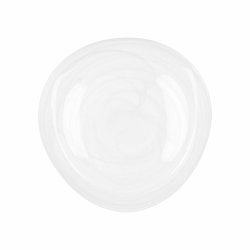 Platt skl Quid Boreal Vit Glas  30 cm (6 antal) (Pack 6x)