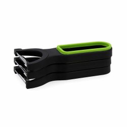 Frukt- och grnsaksskalare Quid Veggy Metall Grn (3 antal) (19