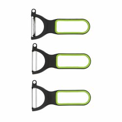 Frukt- och grnsaksskalare Quid Veggy Metall Grn (3 antal) (19