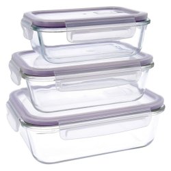 Lunchldor, set Quid Frost (3 pcs) Transparent Glas 3 Delar