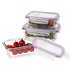 Lunchldor, set Quid Frost (3 pcs) Transparent Glas 3 Delar