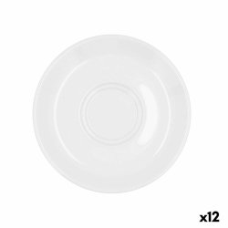 Tallrik Bidasoa Glacial Vit Keramik  15 cm (12 antal) (Pack 12x
