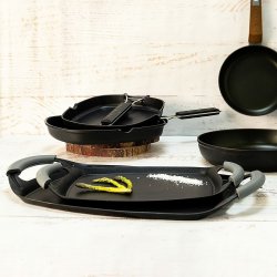 Barbecue Quid Ebano Smitt aluminium Svart Silikon (36 x 23 cm)