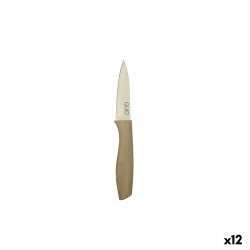 Skalkniv Quid Cocco Brun Metall 9 cm (Pack 12x)