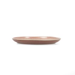 Platt skl Bidasoa Gio Oregelbunden Brun Keramik 20 cm (6 antal)