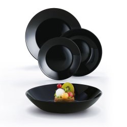 Servissats Arcopal Zelie Black Svart 12 Delar