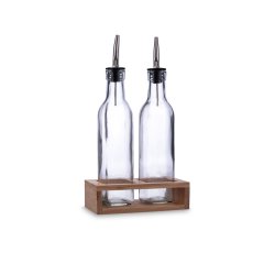 Set med olja och vinger Quid Naturalia Transparent Glas 260 ml