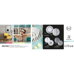 Djup tallrik Bidasoa Zigzag Multicolour Keramik 20 cm (12 antal)