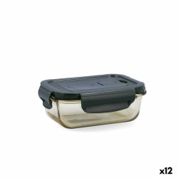 Hermetisk matlda Bidasoa Infinity Rektangulr 370 ml Gul Glas (