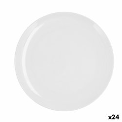 Platt skl Quid Select Basic Vit Plast 25 cm (24 antal)