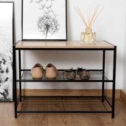 Skostll Vinthera Moa Stl Svart 60 x 30 x 44,5 cm