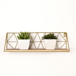 Bokhylla Vinthera Moa Stl Gyllene 40 x 12 x 12 cm (8 antal)