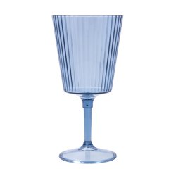 Vinglas Quid Sunset Azul Bl Plast 400 ml (12 antal)