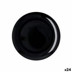 Platt skl Quid Select Basic Svart Melamin  25 cm (24 antal)