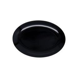 Bricka Quid Select Basic Svart Melamin 25 x 18 cm (24 antal)