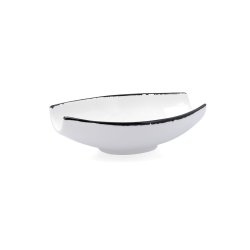Skl Ariane Vital Filo Vit Svart Keramik 19 x 13,5 cm (8 antal)