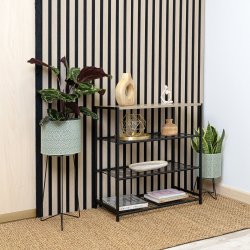 Bokhylla Vinthera Moa Metall Tr MDF 60 x 30 x 63,5 cm (3 antal)