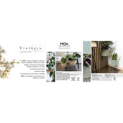 Krukvxt med stllning Vinthera Moa Grn Metall 17 x 17 x 29,5 c