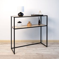 Bokhylla Vinthera Moa Metall Tr MDF 78 x 27 x 77 cm (4 antal)