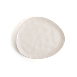 Platt skl Bidasoa Cosmos Vit Keramik 23 cm (6 antal)