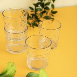 Glas fr vatten Quid Rombos Transparent Glas 260 ml (6 antal)