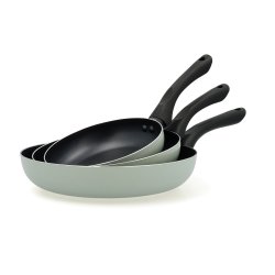 Stekpanneset Quid Tropic Grn Metall 3 Delar