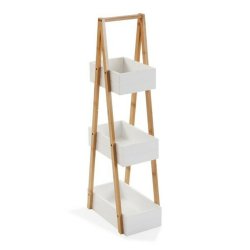 Badrumshyllor Versa Bambu Tr MDF Tr MDF/Bambu (18 x 81 x 30 cm