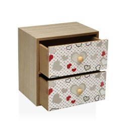 Smyckeskrin Versa Hjrtan (12 x 16 x 16 cm)