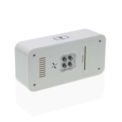 Vckarklocka Versa Vit Metall 3,9 x 6,5 x 13,4 cm