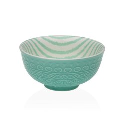 Snacksskl Versa Turkos Keramik Porslin 12,3 x 5,8 x 12,3 cm