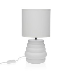 Bordslampa Versa Vit Keramik 40 W 17 x 32,2 cm