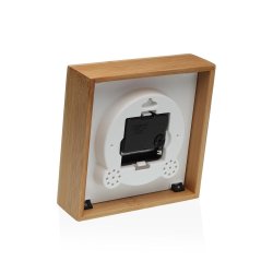 bordsklocka Versa Vit Minimalistisk