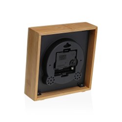 bordsklocka Versa Svart Minimalistisk
