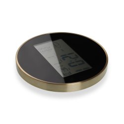 Vggklocka Versa Svart Plast Minimalistisk 4,1 x 30 x 30 cm