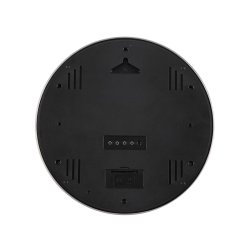 Vggklocka Versa Svart Plast Minimalistisk 4,1 x 30 x 30 cm