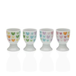 Sklset Versa Porslin 4,5 x 6,5 x 4,5 cm 4 Delar