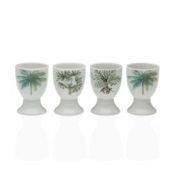 Sklset Versa Porslin 4,5 x 6,5 x 4,5 cm 4 Delar