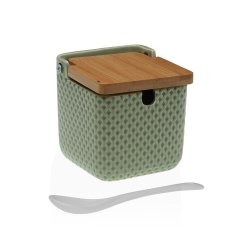 Sockerstrare Versa Grn Keramik Bambu Dolomite 8,3 x 8,3 x 8,3