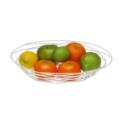 Fruktskl Versa Vit Metall Stl 23 X 7 X 31 CM