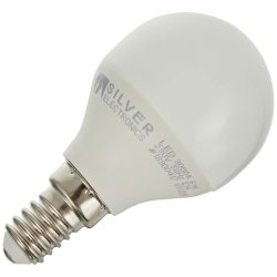 LED-lampa Silver Electronics ESFERICA PEQUE Vit 6 W E14 960 lm (
