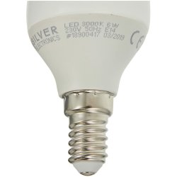 LED-lampa Silver Electronics ESFERICA PEQUE Vit 6 W E14 960 lm (