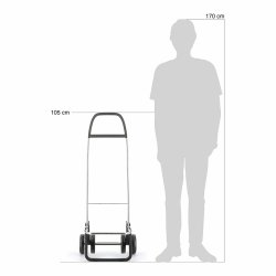 Kundvagn Rolser jean ln Bl 43 L 39 x 47 x 92,5 cm