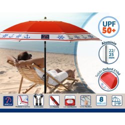 Parasoll Rd  180 cm SPF50+ Ankare