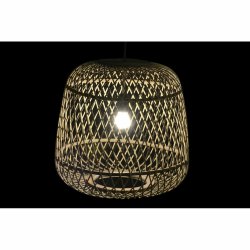 Taklampa DKD Home Decor Ljusbrun Rattan (44 x 44 x 41 cm)