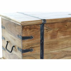 Kista DKD Home Decor Naturell Kolonial Akaciatr 90 x 40 x 40 cm
