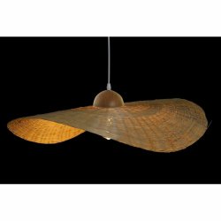 Taklampa DKD Home Decor 70 x 70 x 10 cm Naturell 220 V 40 W Solh