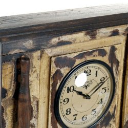 Vggklocka DKD Home Decor London Teak (81 x 15 x 37 cm)