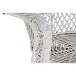 Trdgrdssoffa DKD Home Decor Vit 102 x 66 x 146 cm 97 x 66 x 14