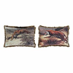Kudde DKD Home Decor 8424001718016 Djur Polyester Aluminium Kolo