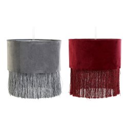 Lampskrm DKD Home Decor 8424001773930 Gr Bordeaux Metall Samme
